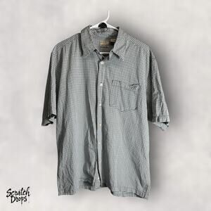 Levi's Strauss Vintage 90s Shirt Large Checkered Button Up Retro Men's Top